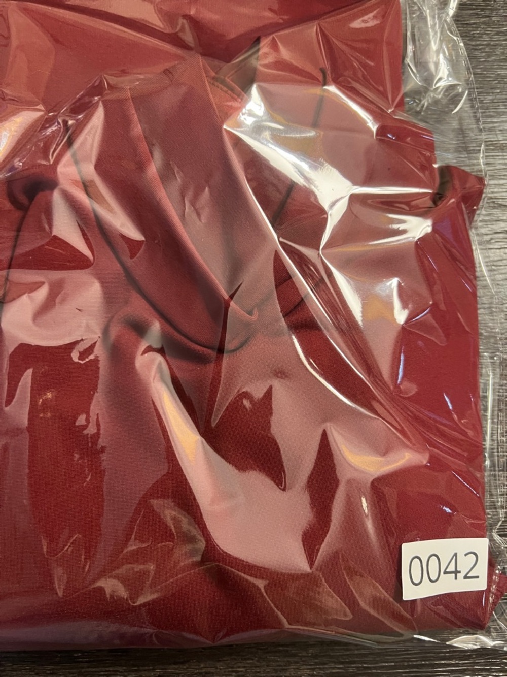 White House Black Market Sleeveless Mock Neck Midi Dress - Burgundy - Picture 11 of 11